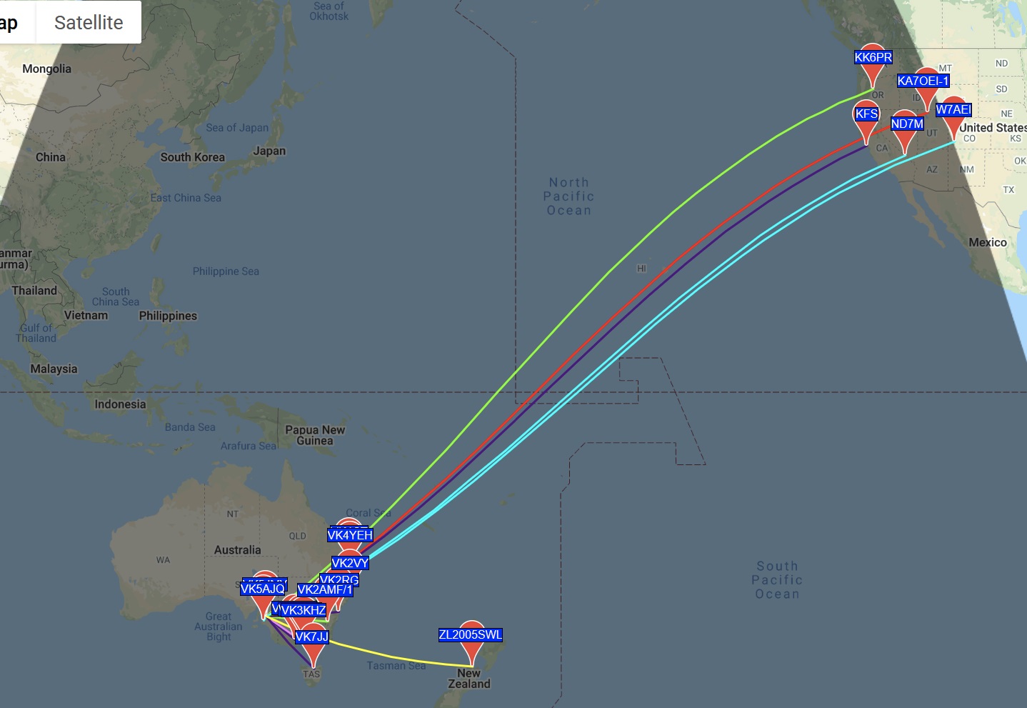 WSPR Trace